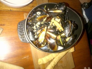 Tavern Caesar Mussels