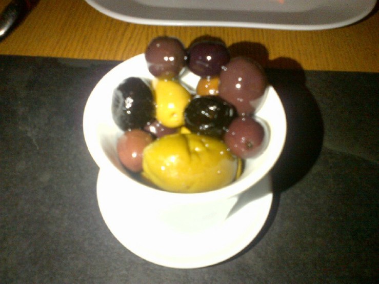 Warm Olives ($2.95)