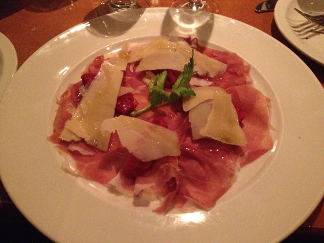 Zucca Prosciutto with Cactus Pear and Parmigiano ($16)