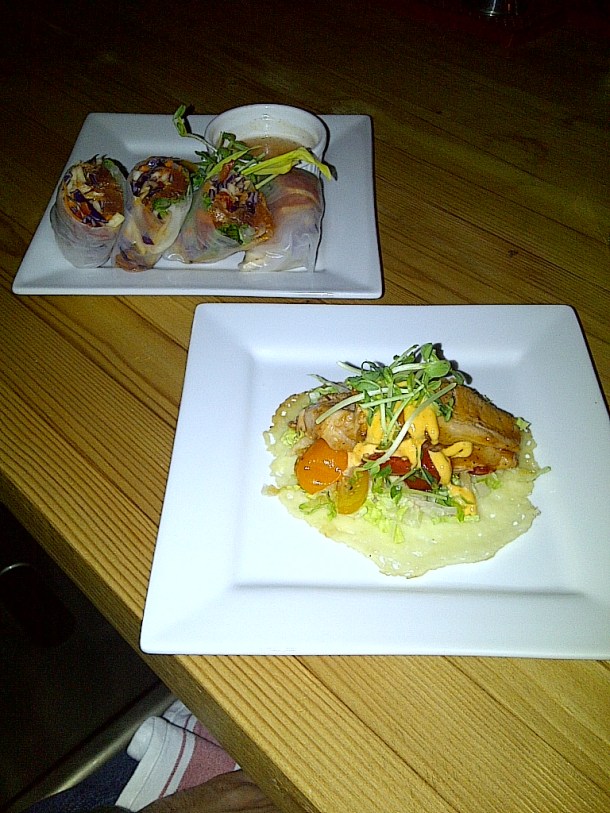 Tuna Rolls and Pork Belly Cheese Thang $