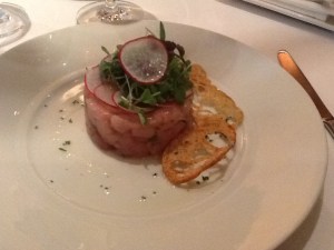 Long line caught albacore tuna tartare