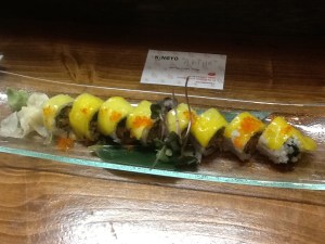 Spicy Chopped Tuna Mango Roll $9.80