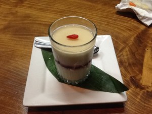 2 Color Almond Tofu $5.80