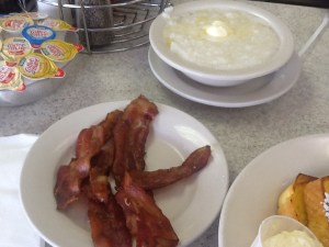 MMMM...bacon and grits.