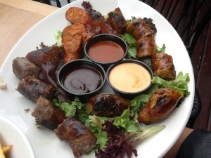 Sausage Sample Platter $14