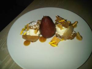 Pear, Gingerbread and Caramel $10