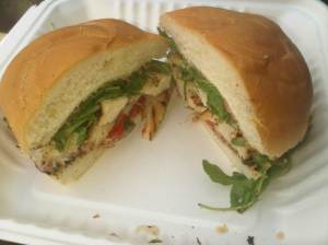 Grilled Chicken with Cheery Chili Aioli $11