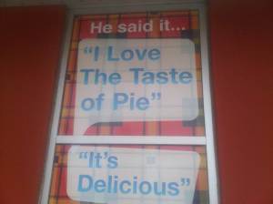 SIgn Outside Pie Wood Fired Pizza