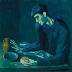 The Blind Man's Meal by Pablo Picasso-1903