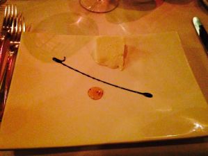Amuse Bouche- Cheese with Balsamic and Honey