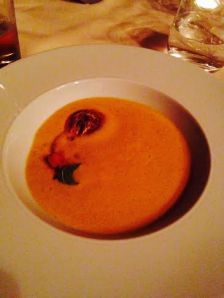 Squash Veloute (aka soup).