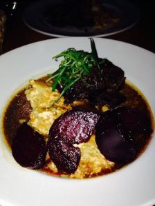 Short Ribs with Potatoes Gratin and Beets $30