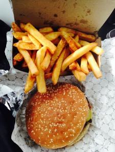 Retroburger and Fries