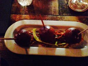 Shrimp and Pork Pogos ($10)