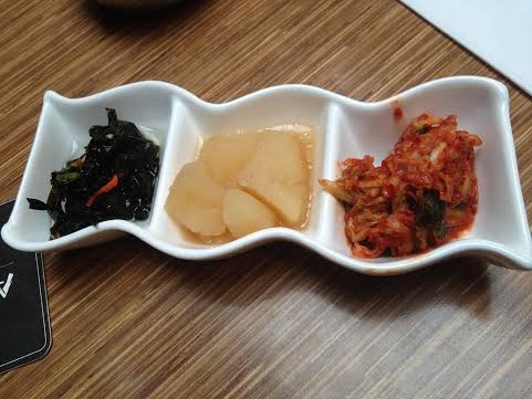 Banden- Seaweed Salad, Potatoes and Kimchi