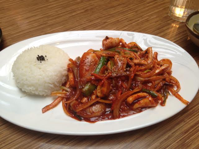 Spicy Squid and Rice $9.95
