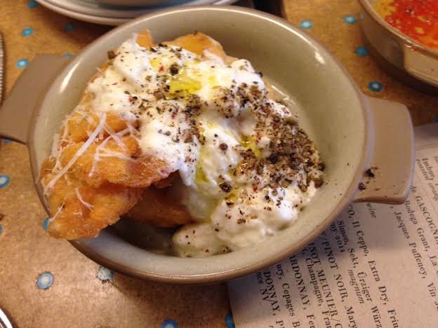 Garlic Bread with Burrata