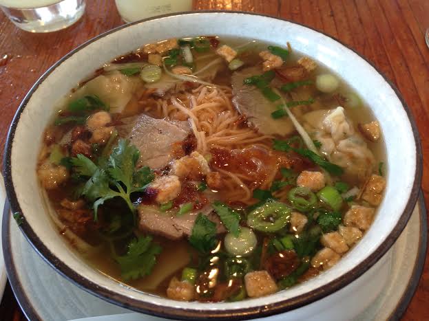 Gulf Shrimp and Pork Wonton Soup $7