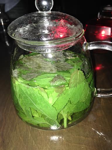 A real cup of mint tea