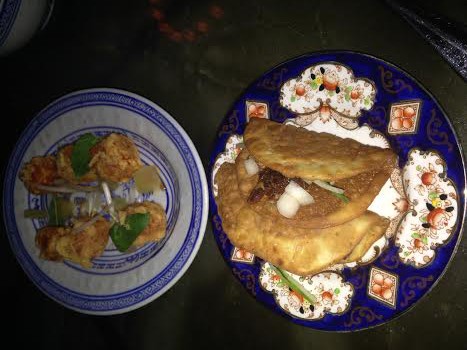 Watermelon $9 and Duck Taco $6