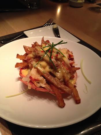 Butter Braised Lobster Poutine
