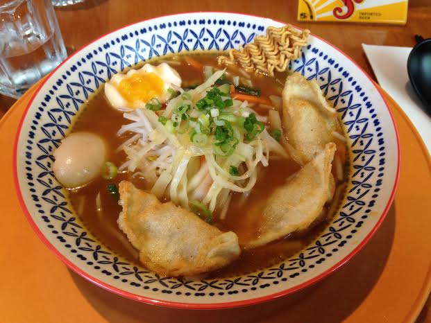 Mandu Ramyun $8.95 plus $1.00 for egg (pork belly missing)