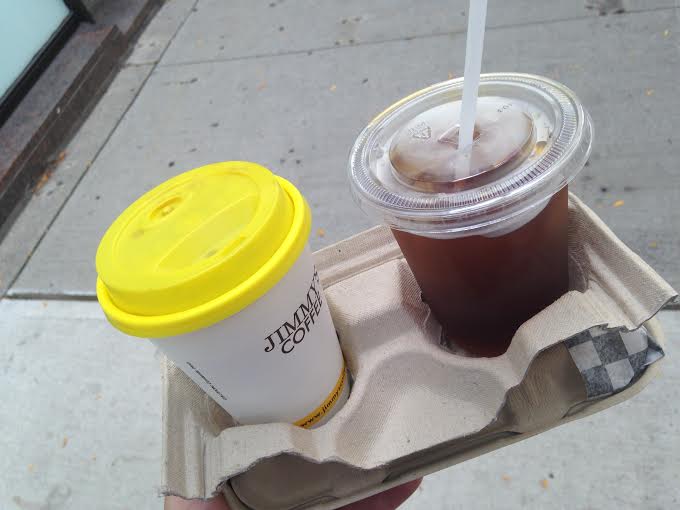 Jimmy's Americano and Iced Coffee