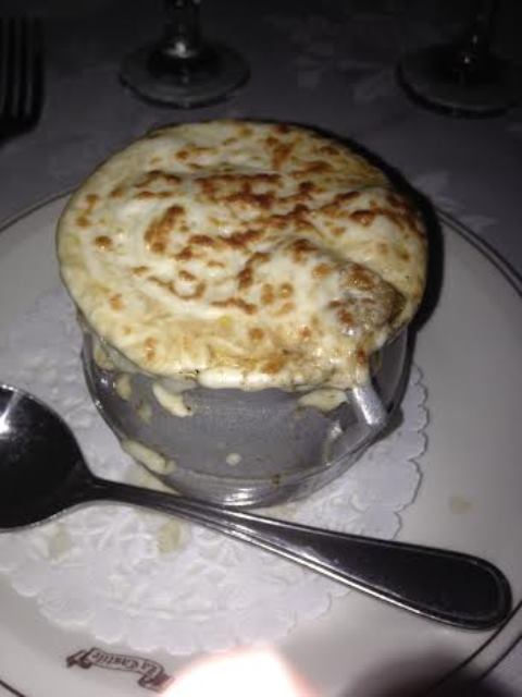 La Castille French Onion Soup ($8)